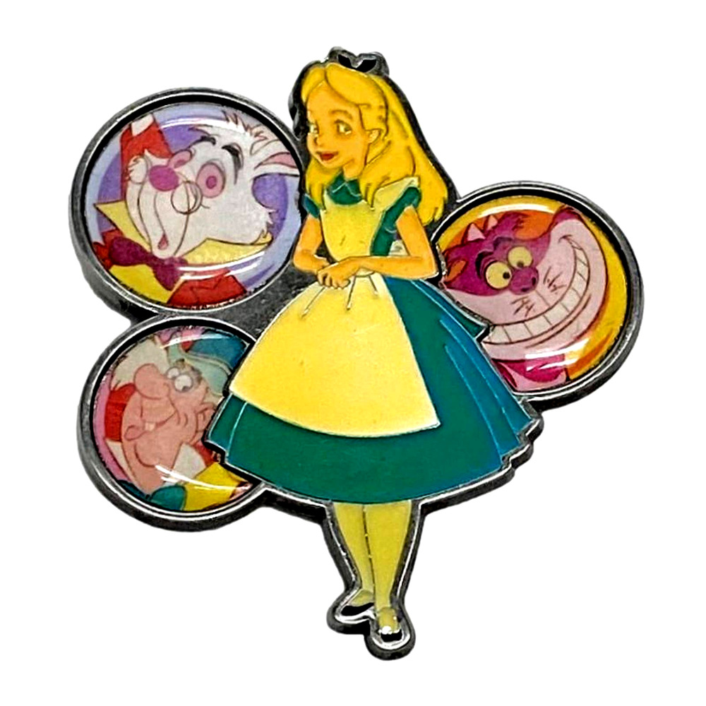 Disney Store Exclusive Alice In Wonderland Pin 2008 10th Anniversary MIP New